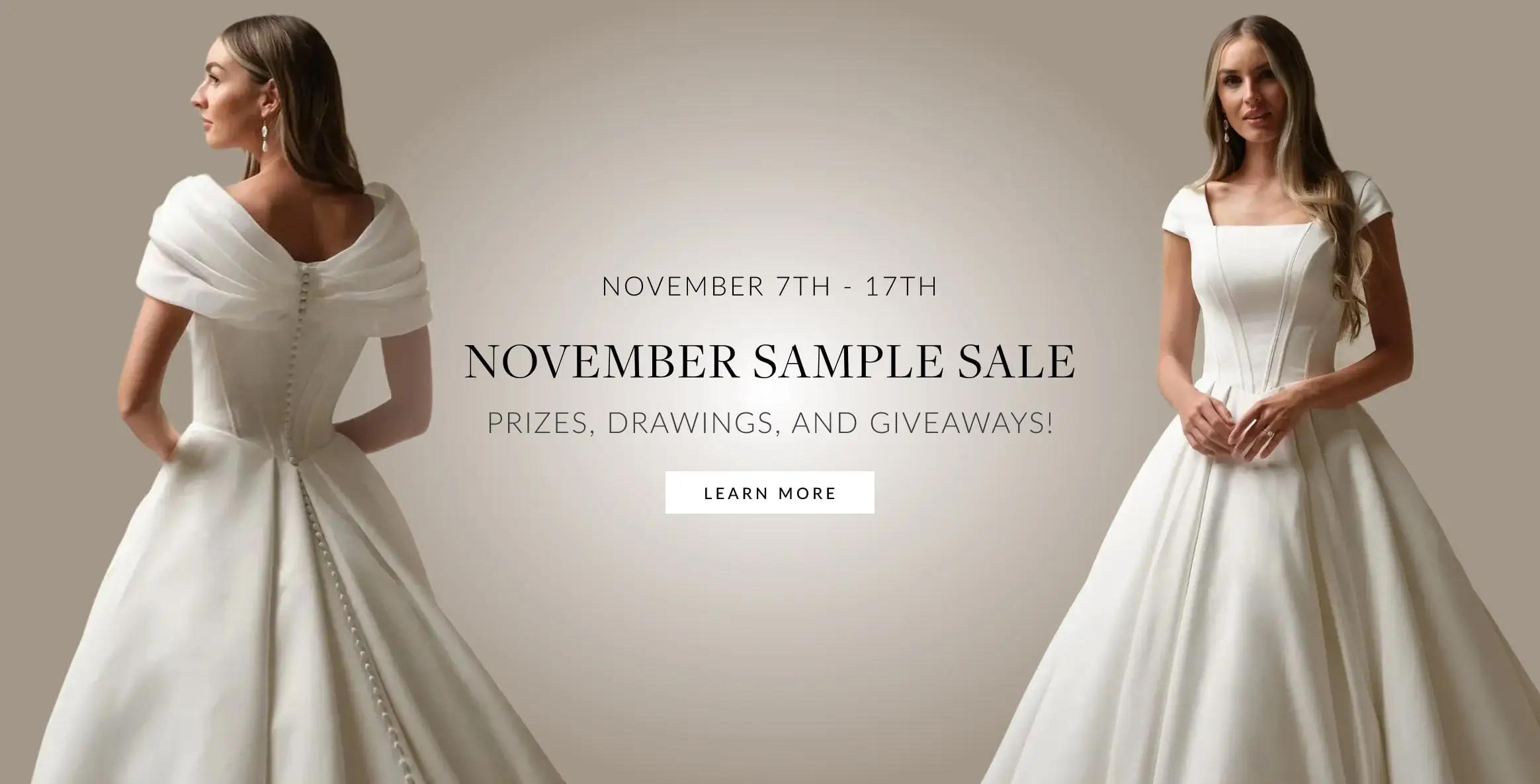 November Sample Sale at Ferndales Desktop